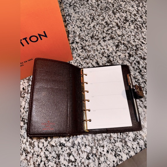 Louis Vuitton Damier Ebene Small Ring Agenda Cover - Picture 5 of 9